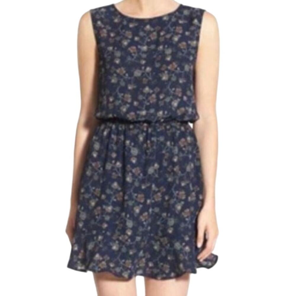 Cupcakes & Cashmere Trystan print Blouson dress